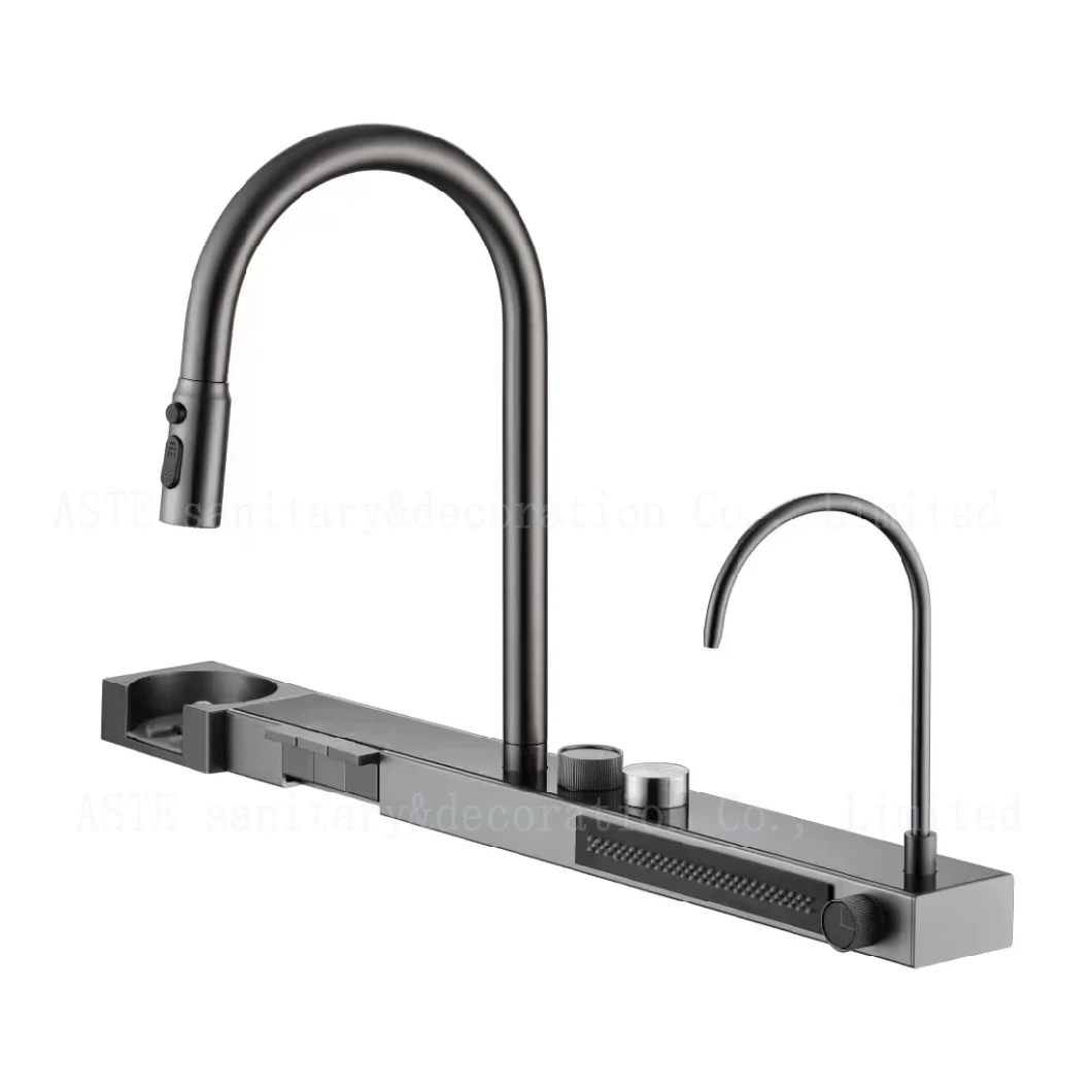 Innovative Scratch Proof Black Nano Multifunctional Handmade Stainless Stee Kitchenware Kitchen Sink