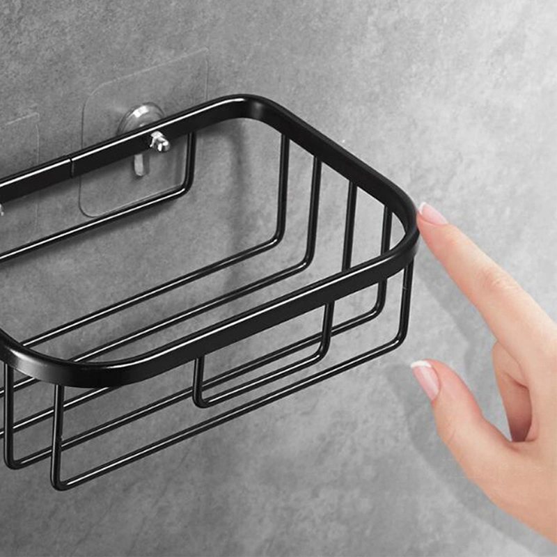 Black Toilet Paper Holder with Shelf Roll Paper Holder