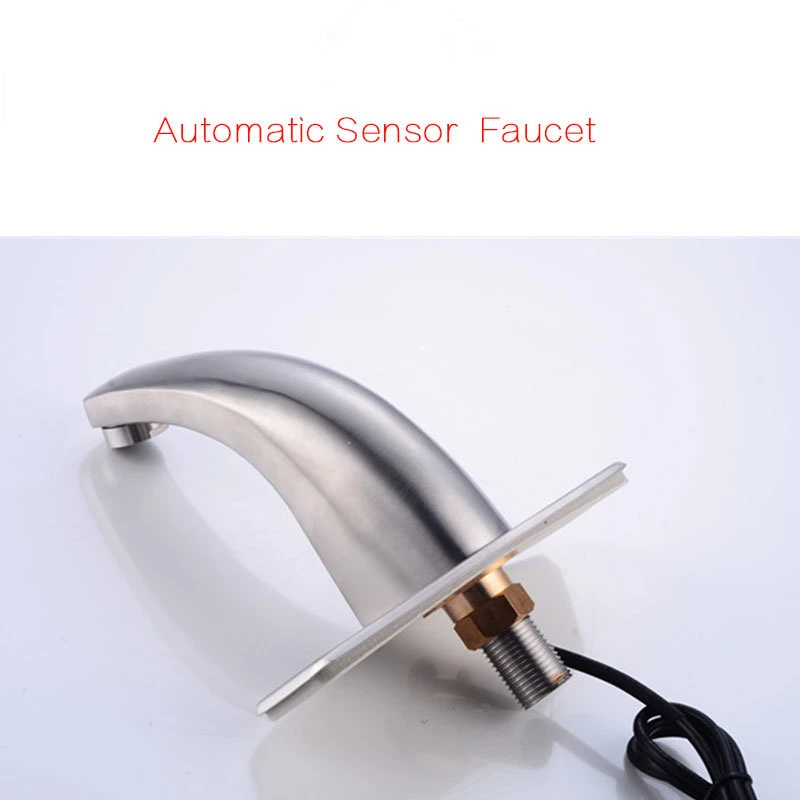 Automatic Sensor Faucet Mixer Touchless Bathroom Kitchen Basin Faucet Battery Power Hot and Cold Water Taps