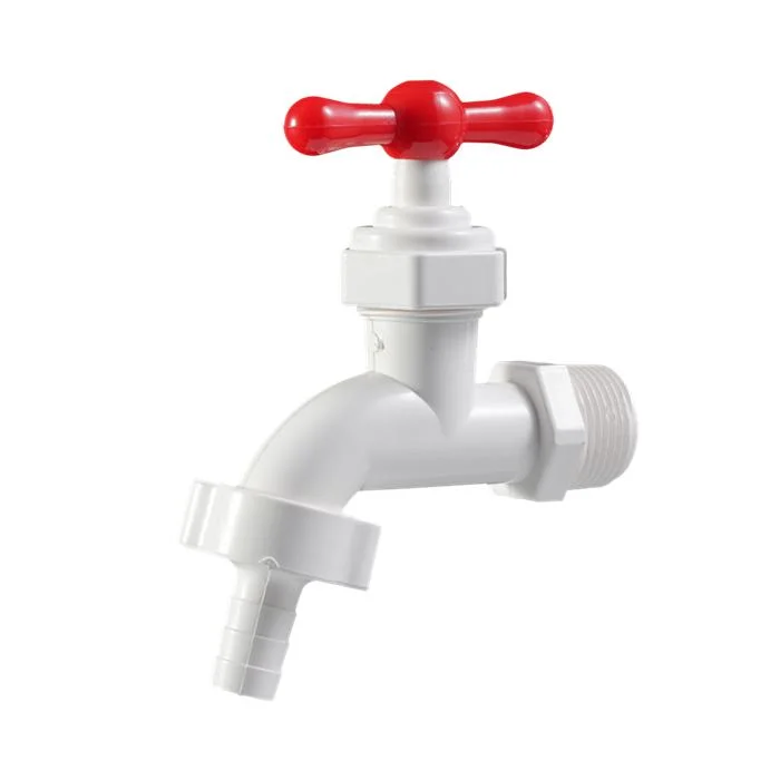 2021 Single Handle Bibcock Plastic PVC Water Faucet Kitchen Tap Bathroom Bibcock